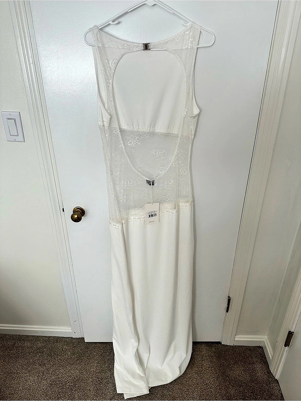 Peppermayo Lucinda Maxi Dress White Size 12 - Picture 5 of 6